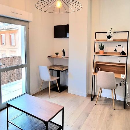 Studio Chic & Balcon - Hypercentre - Gare - Metro ตูลูส ภายนอก รูปภาพ